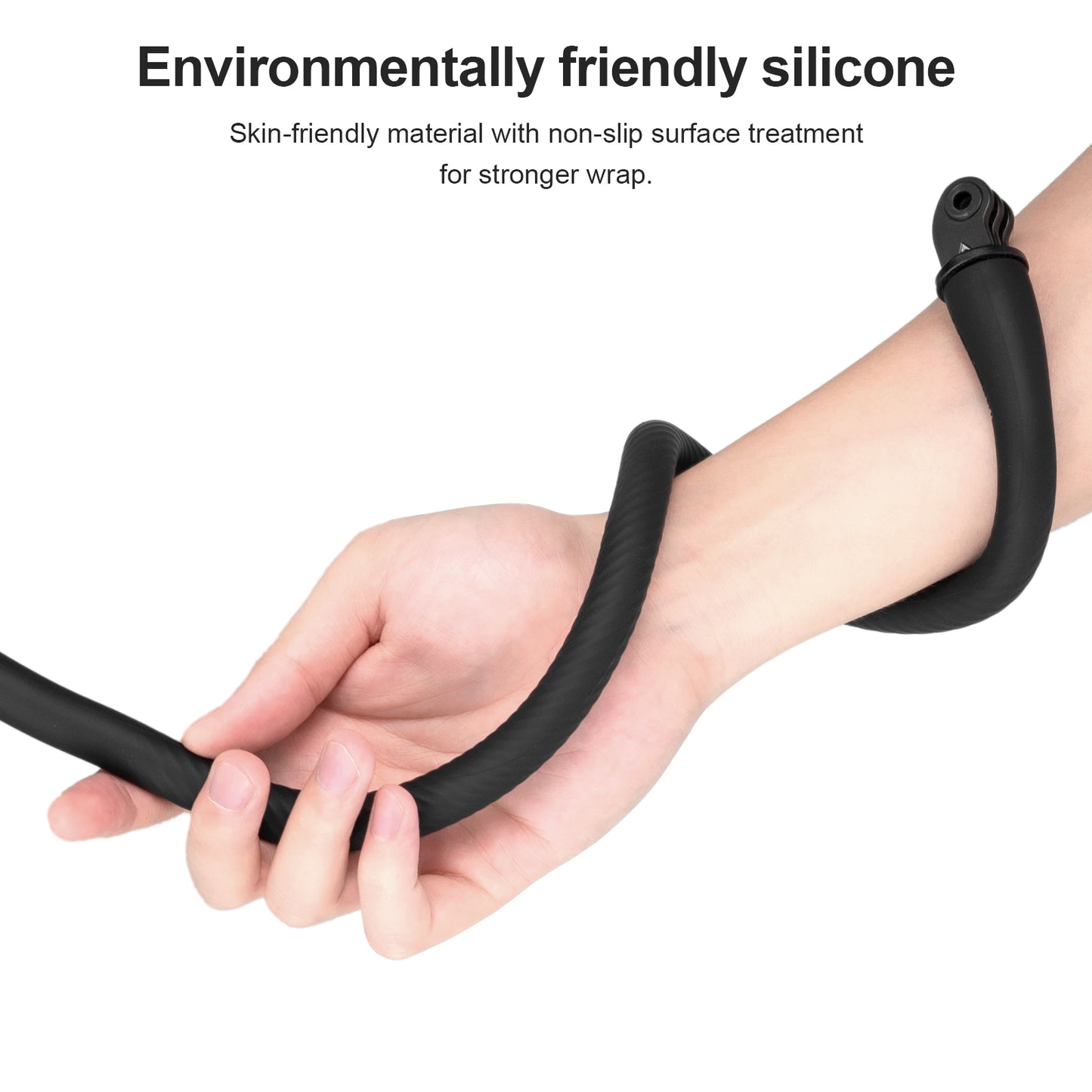 Uniqkart TE-FM-002 Flexible Phone Mount Adapter Holder for GoPro, DJI Action Camera Selfie Stick Phone Bracket