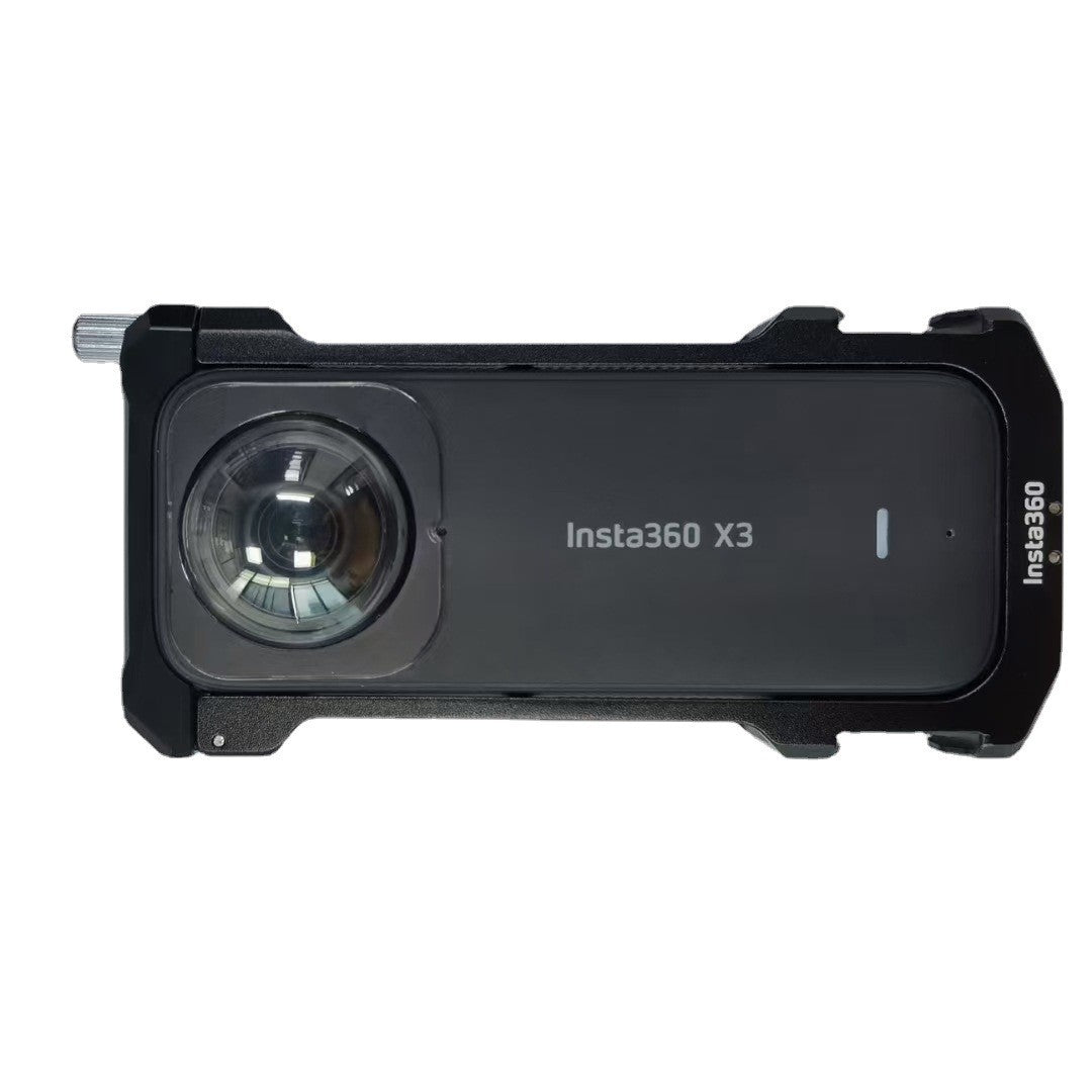 Uniqkart for Insta360 X3 Optical Tempered Glass Front+Back Protective Lens Cover Cap Action Camera Accessories