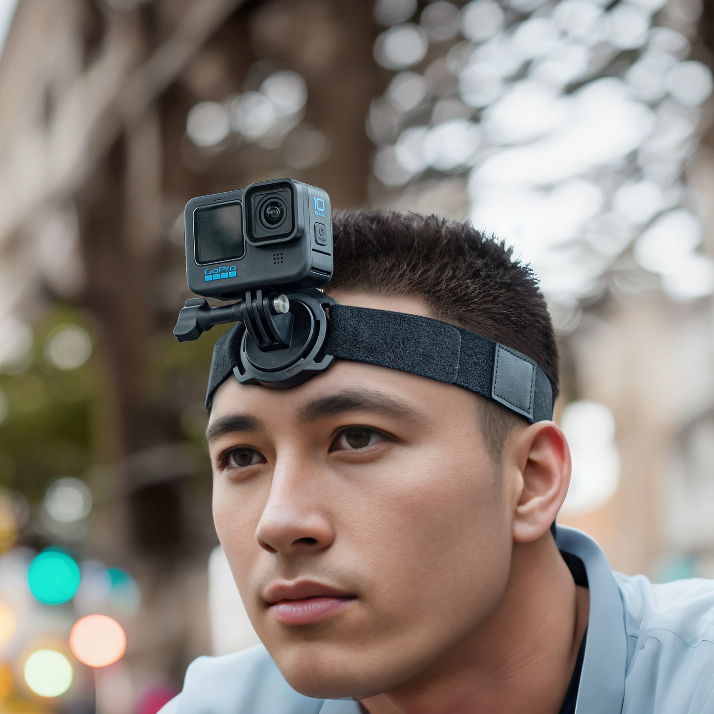 STARTRC 1120080 For GoPro Action Camera Headband + Wristband Magnetic Connector Head Wrist Hand Strap