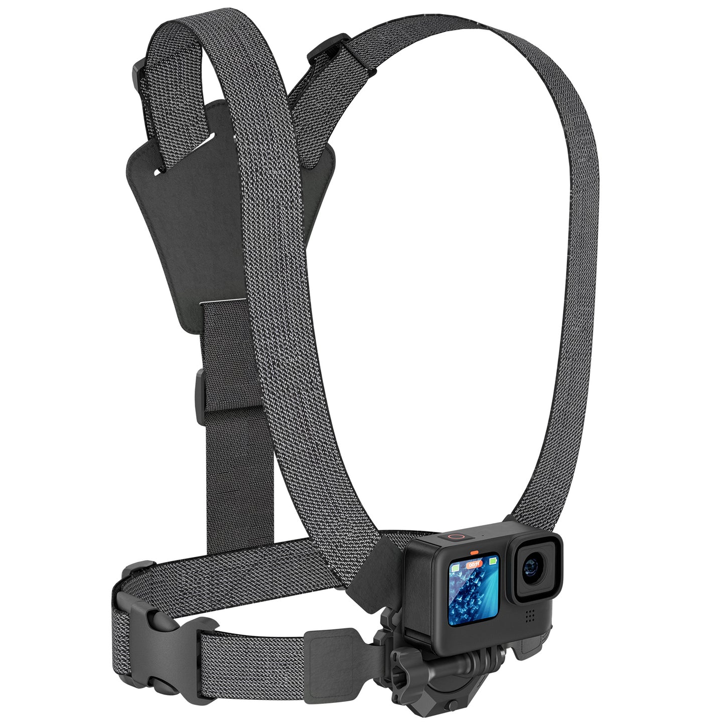 Uniqkart 1120349 For GoPro Action Camera Chest Strap Magnetic Quick Release Mount Belt Nylon Chest Harness