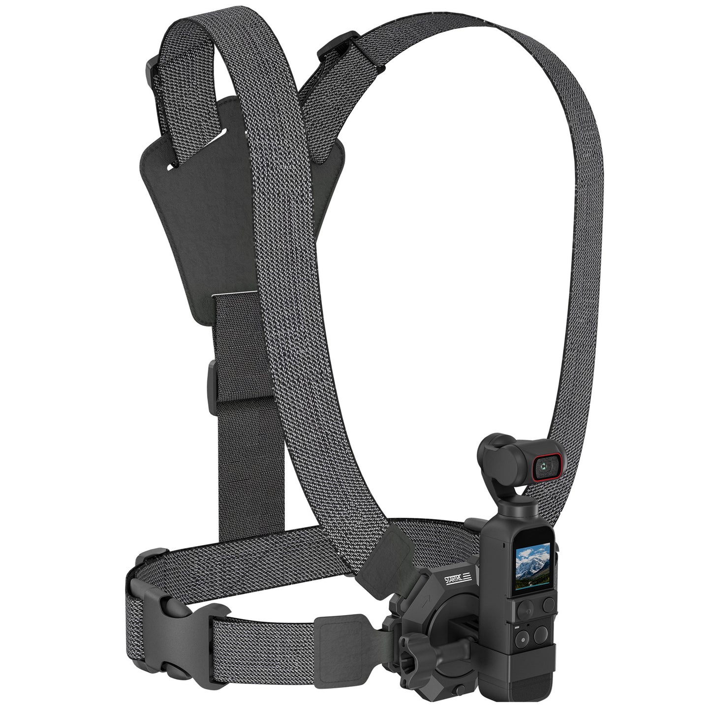 Uniqkart 1120349 For GoPro Action Camera Chest Strap Magnetic Quick Release Mount Belt Nylon Chest Harness