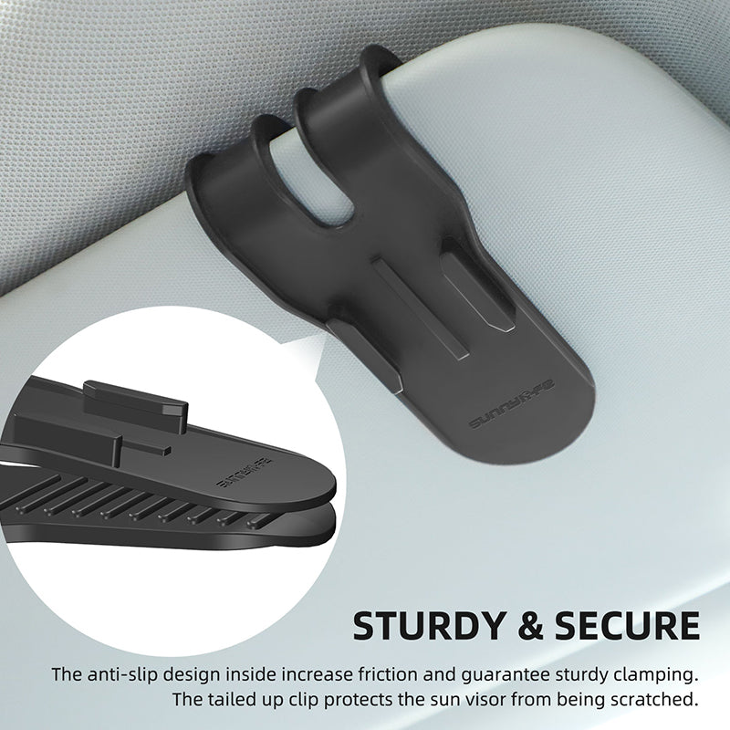 Uniqkart ZJ585 Car Visor Action Camera Mount Adapter Plastic Sport Camera Car Holder