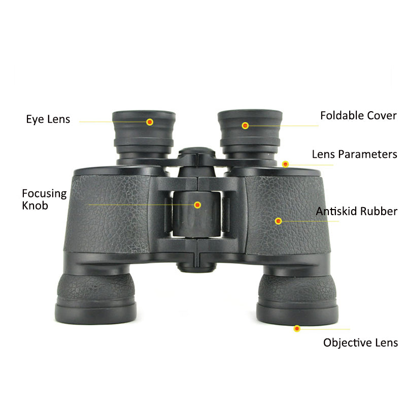 Visionking 8X40V High Power HD 8X Binoculars Outdoor Glimmer Night Vision Telescope for Traveling / Hunting / Camping
