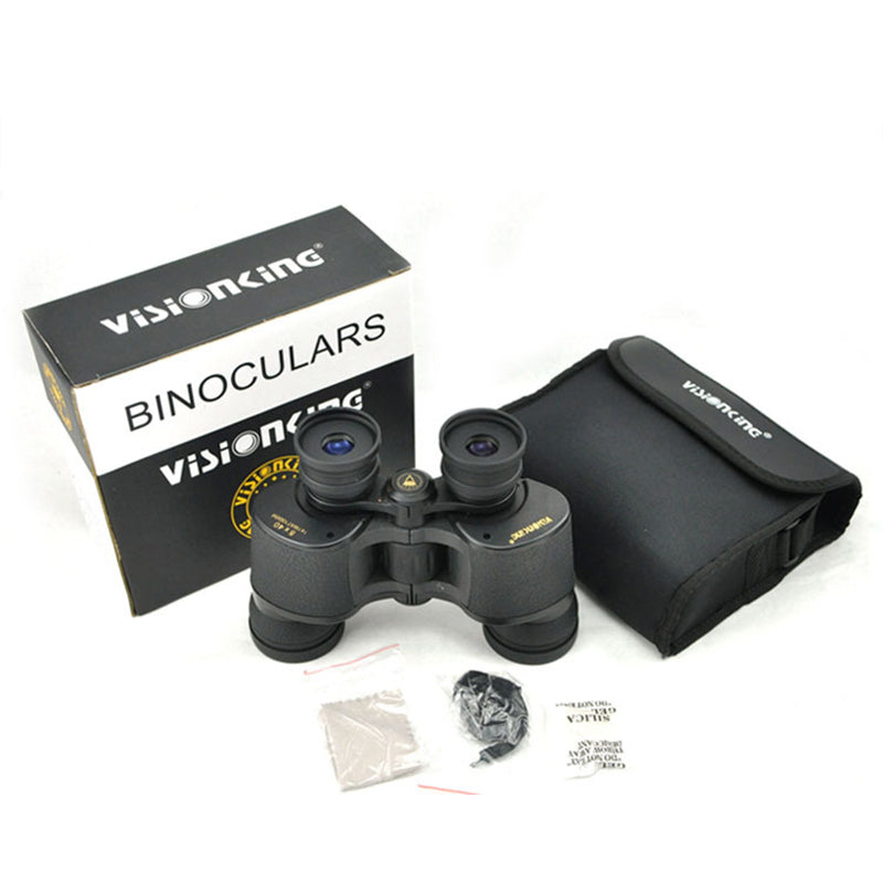 Visionking 8X40V High Power HD 8X Binoculars Outdoor Glimmer Night Vision Telescope for Traveling / Hunting / Camping