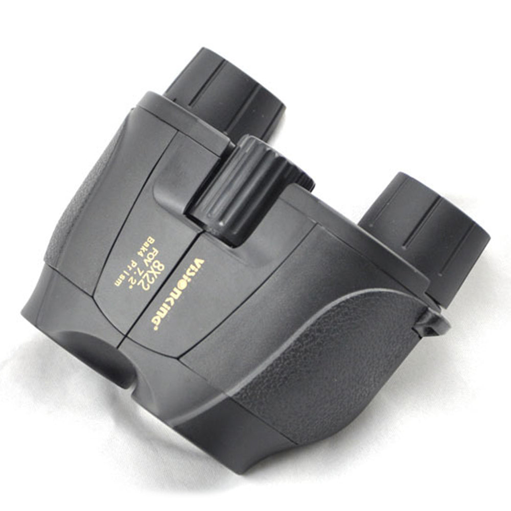 Visionking 8X22BL Compact Binoculars BAK4 Prism Waterproof Telescope for Bird Watching Travel - Black