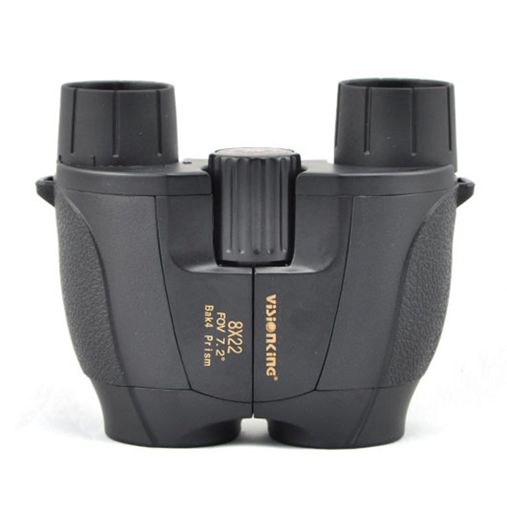 Visionking 8X22BL Compact Binoculars BAK4 Prism Waterproof Telescope for Bird Watching Travel - Black