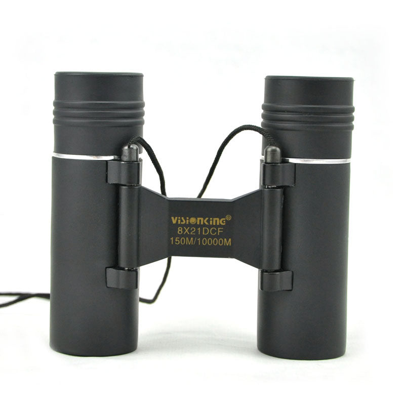 VISIONKING 8X21D Fixed Focus Roof Prism Binoculars for Camping / Hunting / Travelling Portable Mini Binoculars Telescope for Kids
