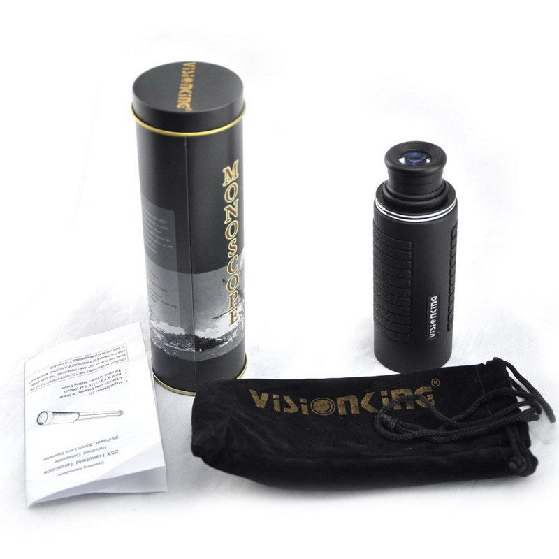 Visionking 25x30D Super High Power Monocular Compact Retractable Telescope for Hunting Camping