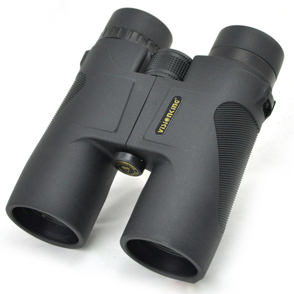 Visionking 10X42H Hunting Binoculars Multicoated Lens Waterproof Telescope with Lanyard - Black