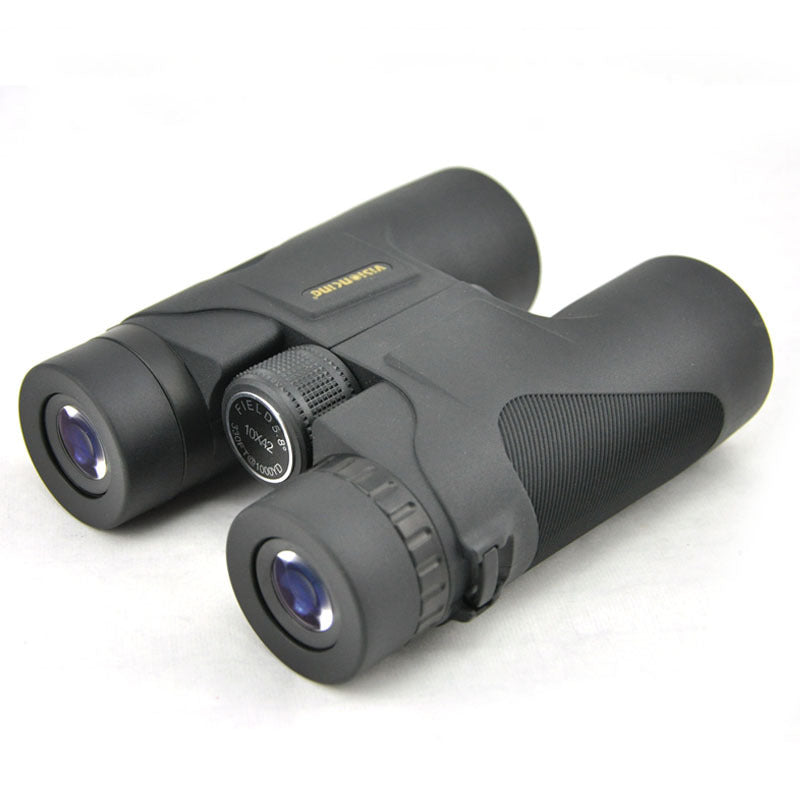 Visionking 10X42H Hunting Binoculars Multicoated Lens Waterproof Telescope with Lanyard - Black