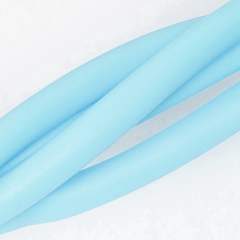 Uniqkart Fitness Pedal Puller 4 Tubes Elastic Rope Resistance Band Sit-up Pull-up Sports Training Equipment - Sky Blue