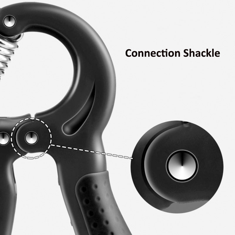 Uniqkart Adjustable Resistance Hand Grip Strength Trainer Hand Gripper Fingers Arm Muscle Exerciser - Grey