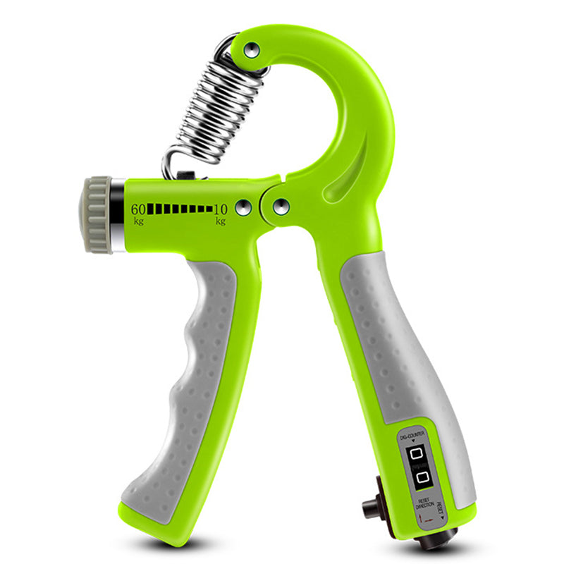 Uniqkart Adjustable Resistance Hand Grip Strength Trainer Hand Gripper Fingers Arm Muscle Exerciser - Green