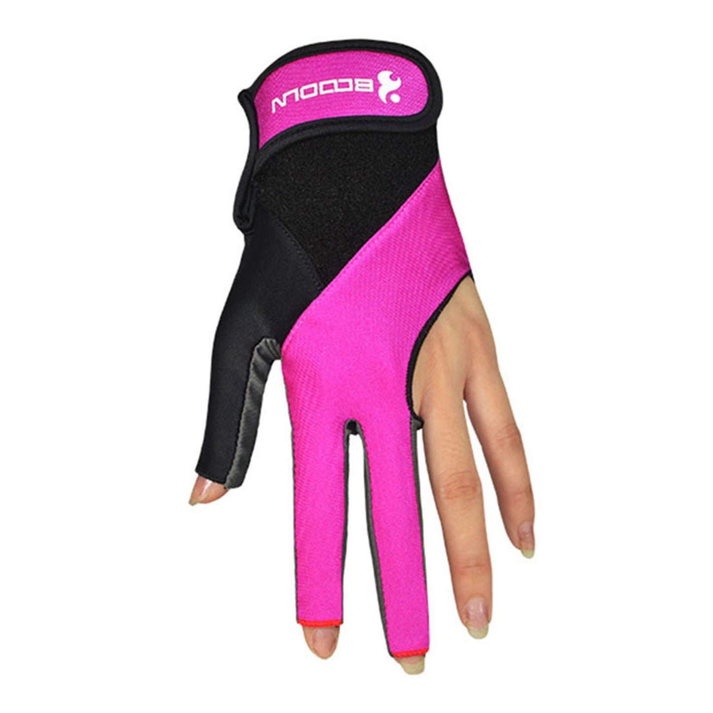 Boodun M200932 1Pc Breathable Billiard Pool Gloves Shooters Snooker Cue Sport Glove - Purple / L