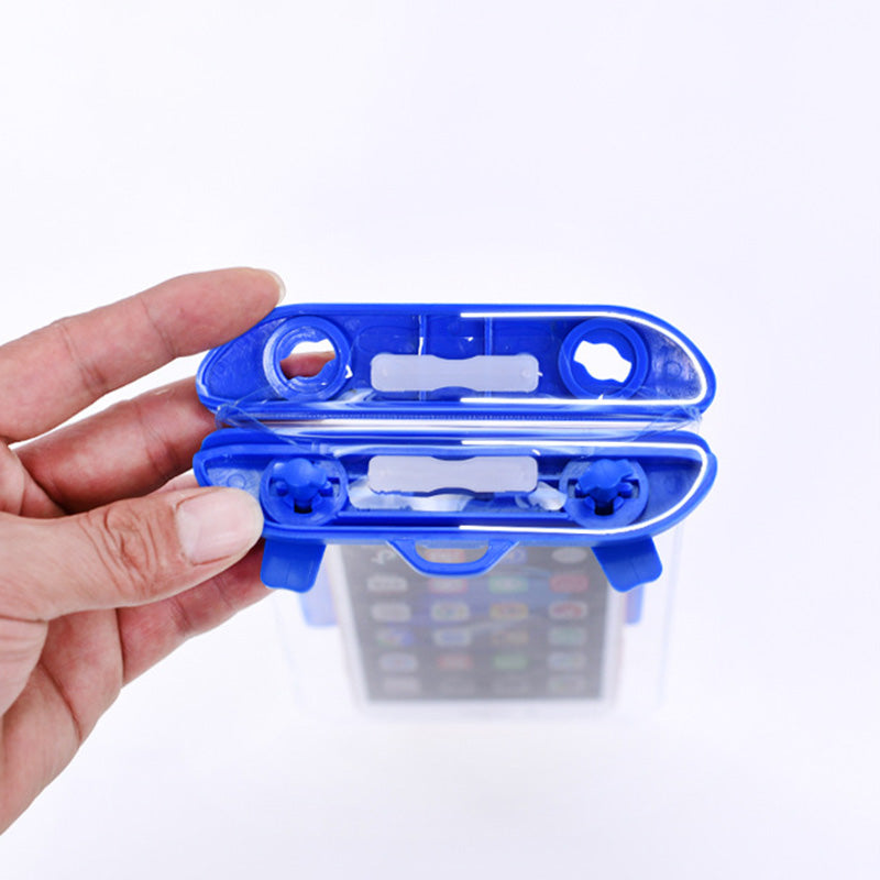 T-35C Universal Waterproof Bag for 5.2-6.4 inches Cell Phone Beach Pool Dry Bag Pouch with Lanyard for Swimming - Pink