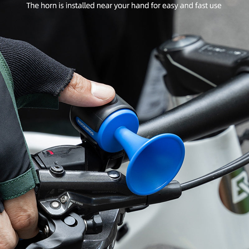 Rockbros EH-2 Bicycle Electronic Horn 120dB Big Power Bike Warning Safety Alarm Bell - Black