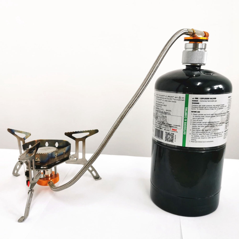 WSS-707 Outdoor Camping Stove Gas Tank Adapter American Standard Propane Tank Conversion Head