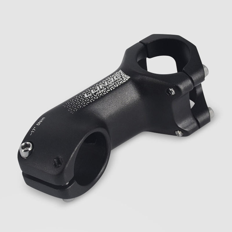 LUNJE A013 Aluminum Alloy Bike Stem 31.8mm MTB Stem ±17 Degrees Adjustable Raise Up Handlebar Tube - 80mm