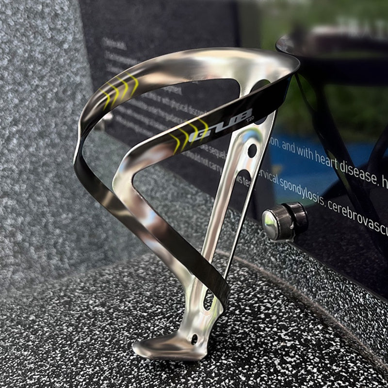 T20 Titanium Alloy Bicycle Ultra-light Water Bottle Cage MTB Road Bike Bottle Holder for Outdoor Cycling - Blue