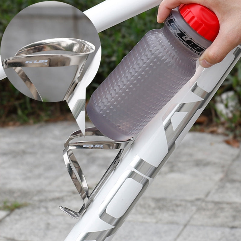 T20 Titanium Alloy Bicycle Ultra-light Water Bottle Cage MTB Road Bike Bottle Holder for Outdoor Cycling - Blue