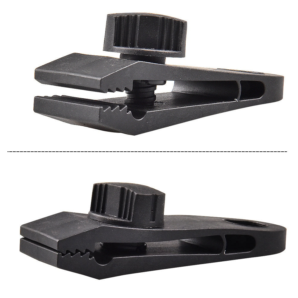 Uniqkart SLPJ-007 10Pcs Tarp Clips Clamps Heavy Duty Lock Grip Fasteners Tent Clips Holder Pool Canopy Cover Bungee Cord Clip