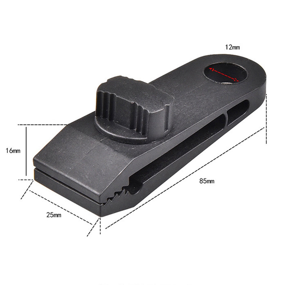 Uniqkart SLPJ-007 10Pcs Tarp Clips Clamps Heavy Duty Lock Grip Fasteners Tent Clips Holder Pool Canopy Cover Bungee Cord Clip