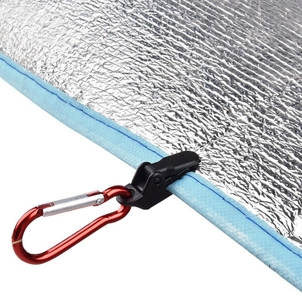 Uniqkart Outdoor Portable Snap Hook Camping Tent BBQ Awning Tarpaulin Windproof Fixing Clip