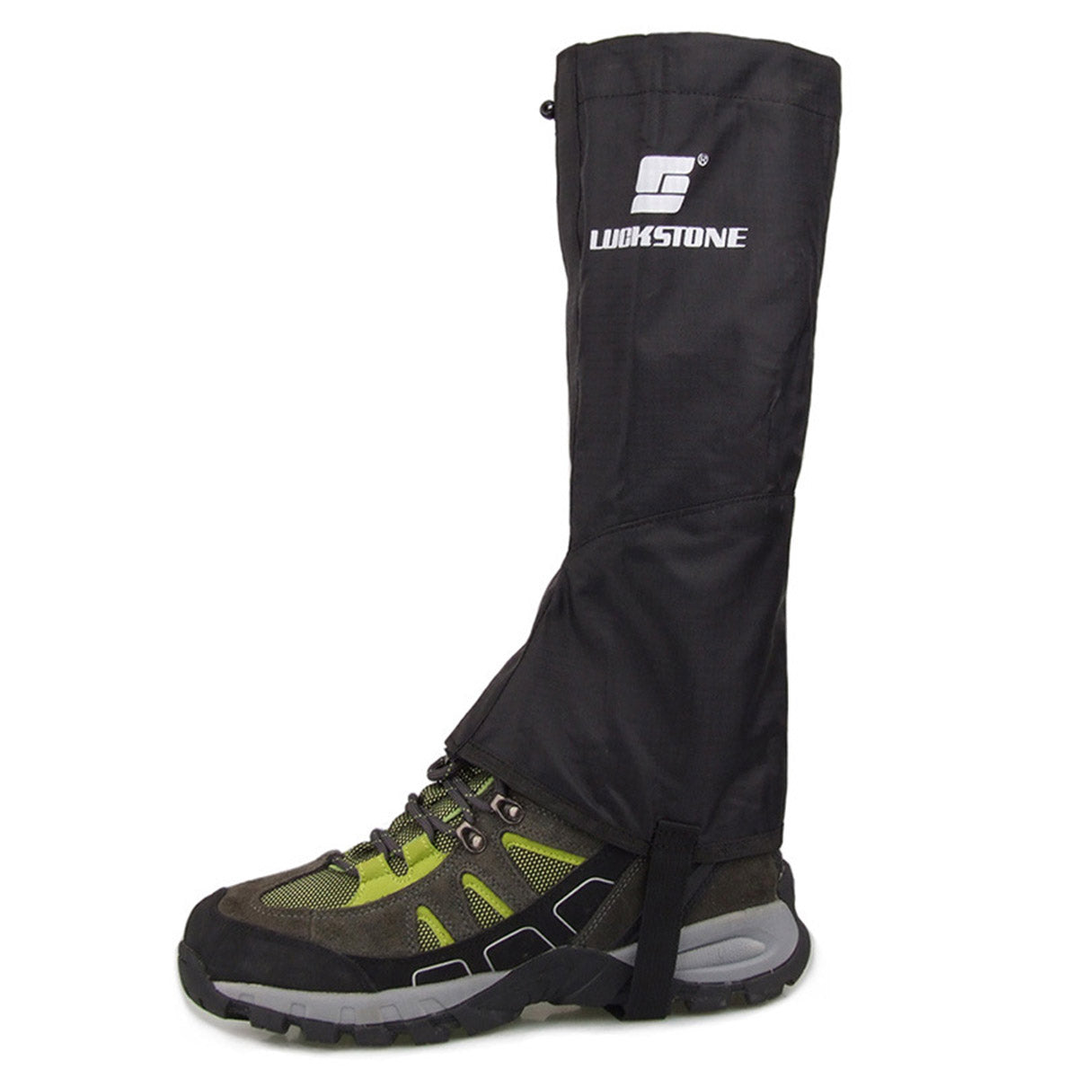 Uniqkart 1 Pair Waterproof Leg Protector Gaiter Cover for Skiing Trekking Backpacking Hiking Camping, Size M