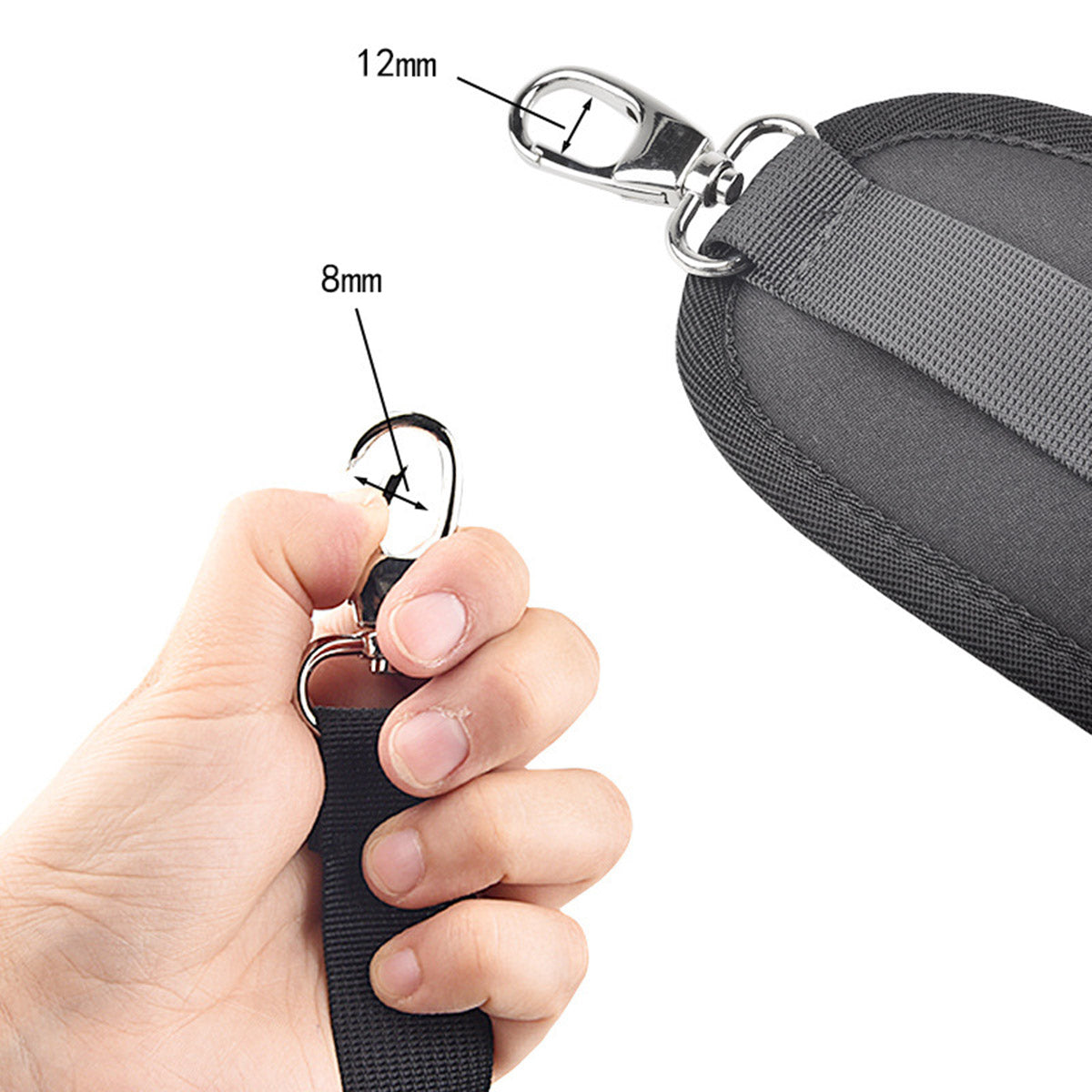 Uniqkart 1 Pair Replacement Backpack Straps Adjustable Padded Shoulder Straps for Backpack Dry Bag