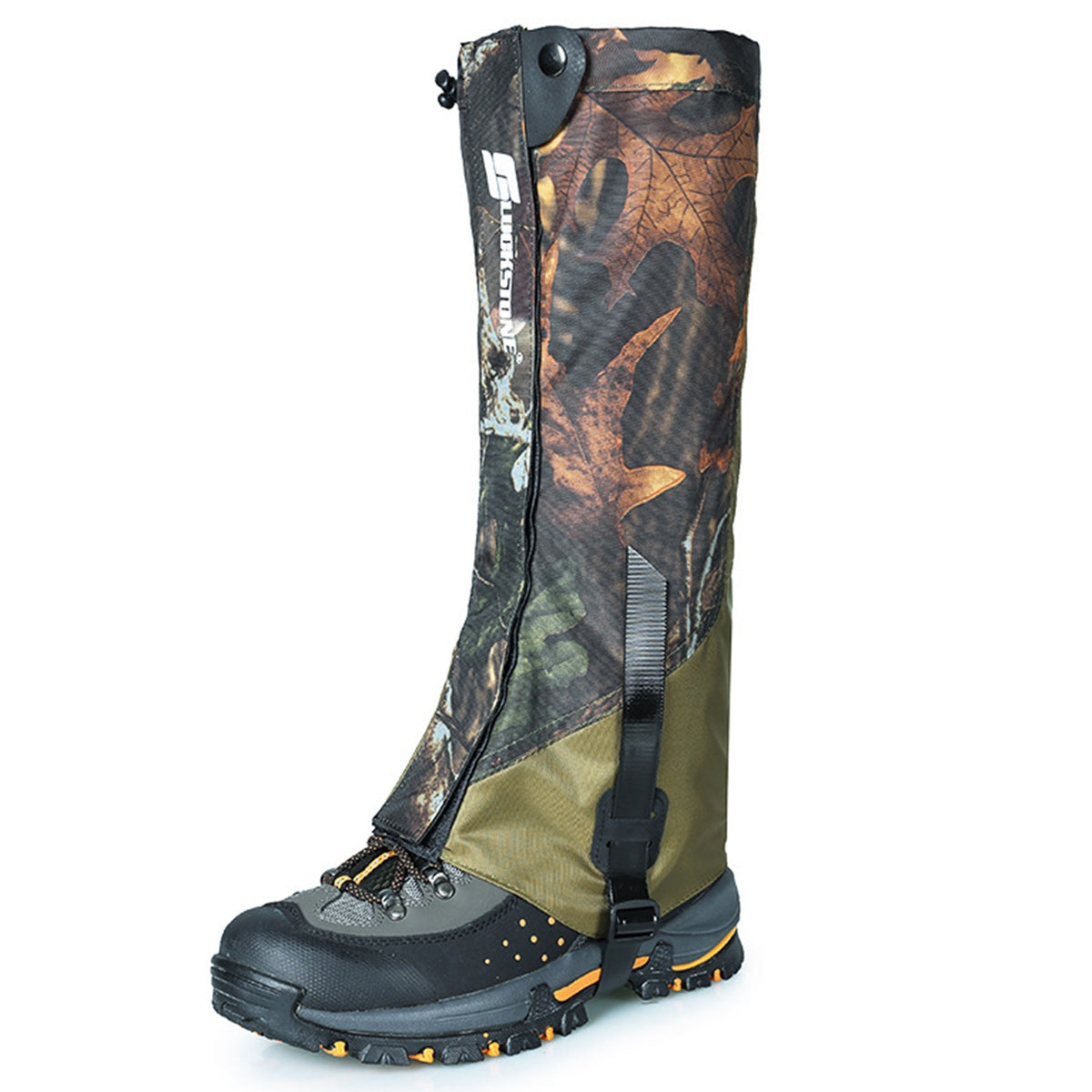 Uniqkart 1 Pair Outdoor Oxford Cloth Waterproof Gaiters Leg Cover Boots Shoe Covers for Hiking Camping Climbing Skiing