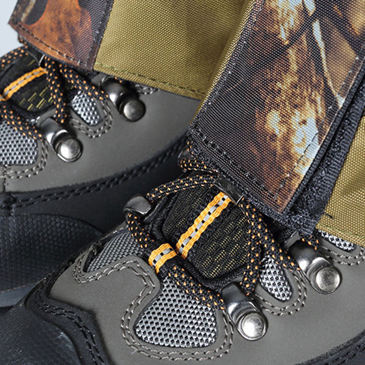 Uniqkart 1 Pair Outdoor Oxford Cloth Waterproof Gaiters Leg Cover Boots Shoe Covers for Hiking Camping Climbing Skiing