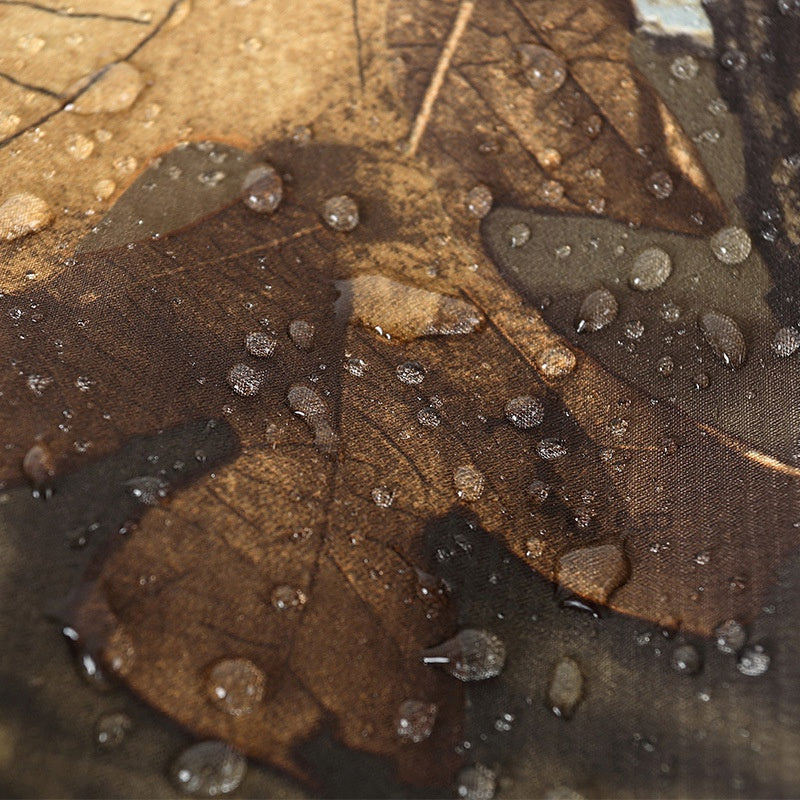 Uniqkart 1 Pair Dead Leaf Camouflage Gaiters Waterproof Boots Shoe Covers Anti-insect Leg Cover for Hiking Camping, Size L