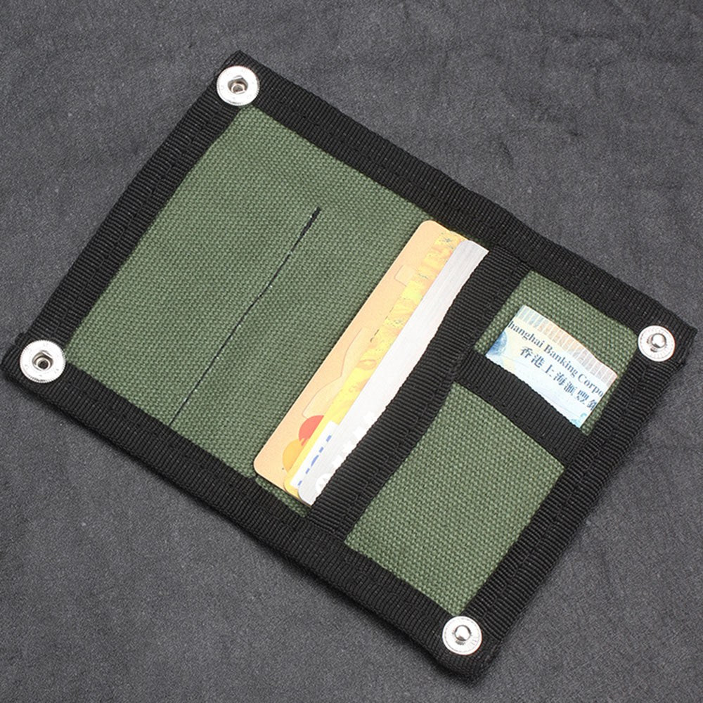 Uniqkart H241 Portable Outdoor Tactical EDC Tool Storage Bag Foldable Credit Card Holder Pouch - Green
