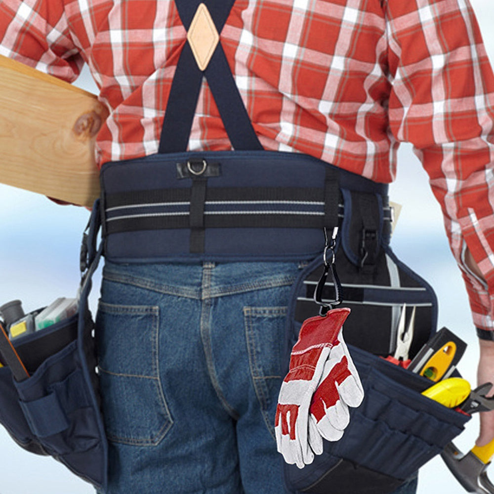 Uniqkart 2Pcs Multi-function Outdoor Work Belt Clip Safety Work Glove Clips for Glasses Hats Helmets Towel Tool