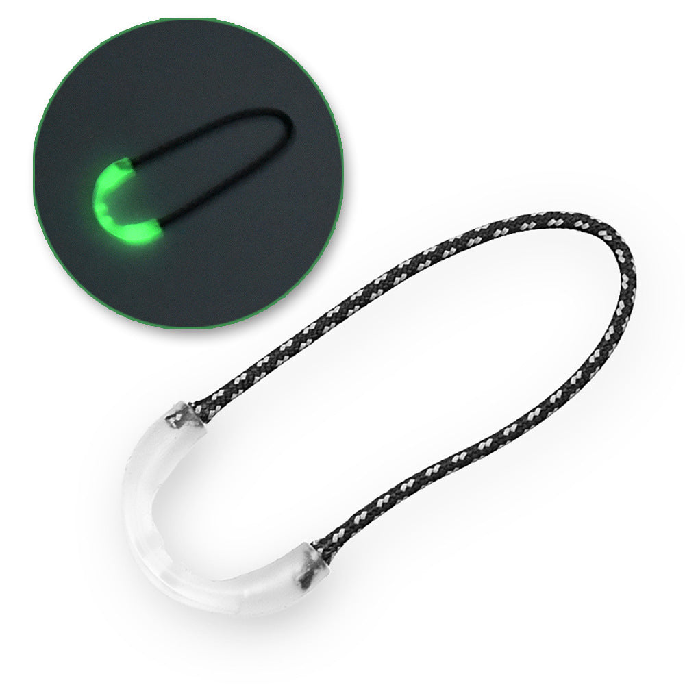 Uniqkart SLPJ 10Pcs Camping Luminous Zipper Puller Backpack Zipper Extension Rope Multifunctional Outdoor Tool