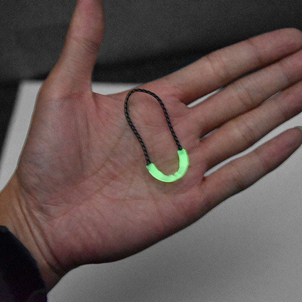 Uniqkart SLPJ 10Pcs Camping Luminous Zipper Puller Backpack Zipper Extension Rope Multifunctional Outdoor Tool