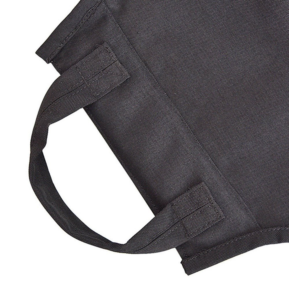 Uniqkart CHSNB-001-BK Firewood Storage Bag Large Handbag Wood Burning Stove Fireplace Accessories