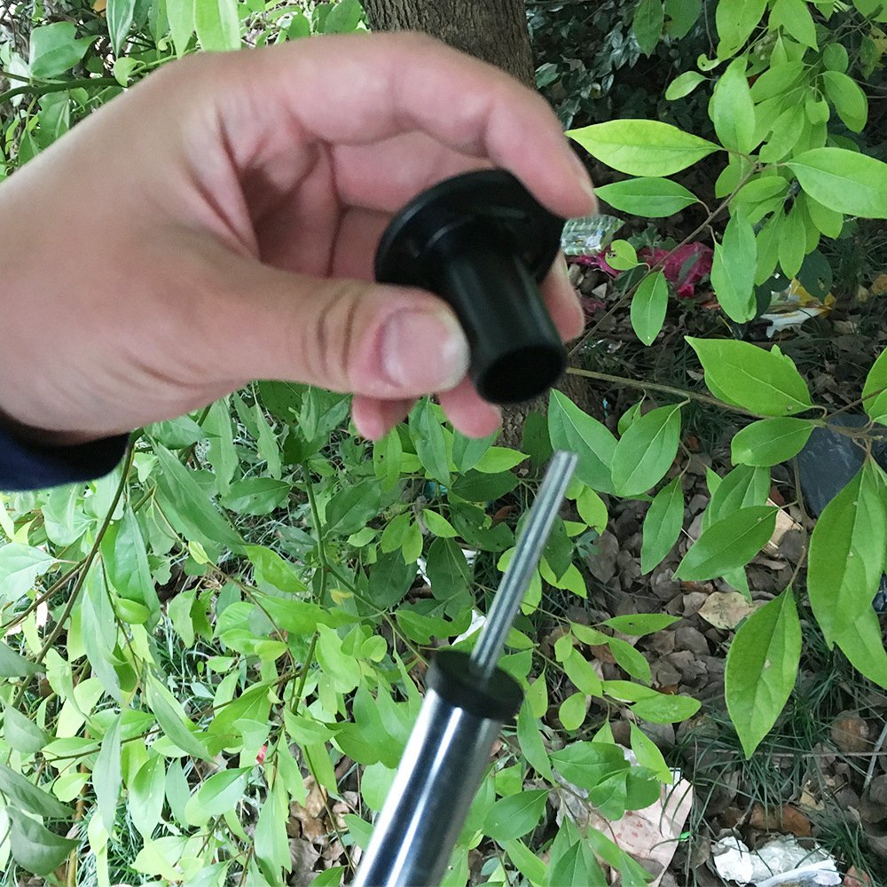 Uniqkart JZT-BHT-BK Anti-Puncture Plug Plastic Tent Support Rod Protective Sleeve - Black