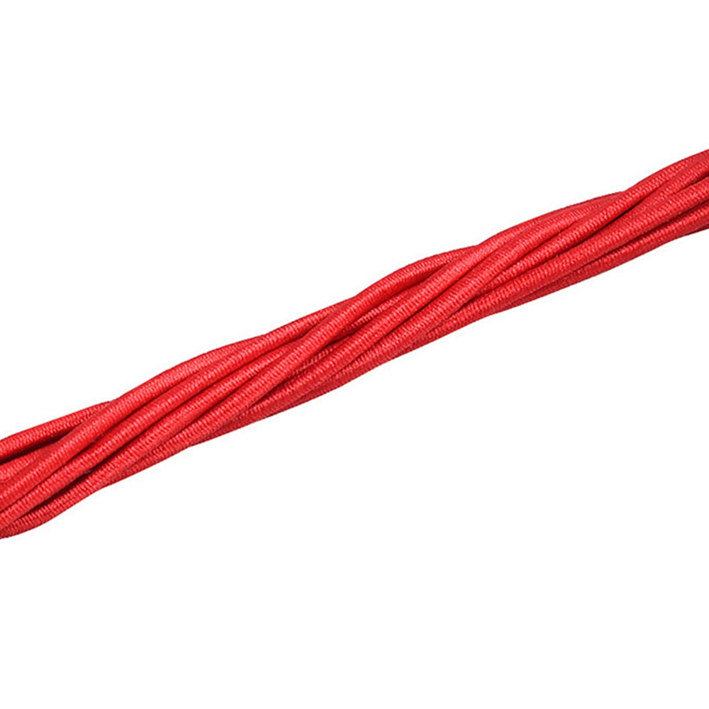 Uniqkart 10m Strong Elastic Rope Rubber Band Craft Supplies Elastic Band Bounding Strap DIY Sewing Accessories - Red