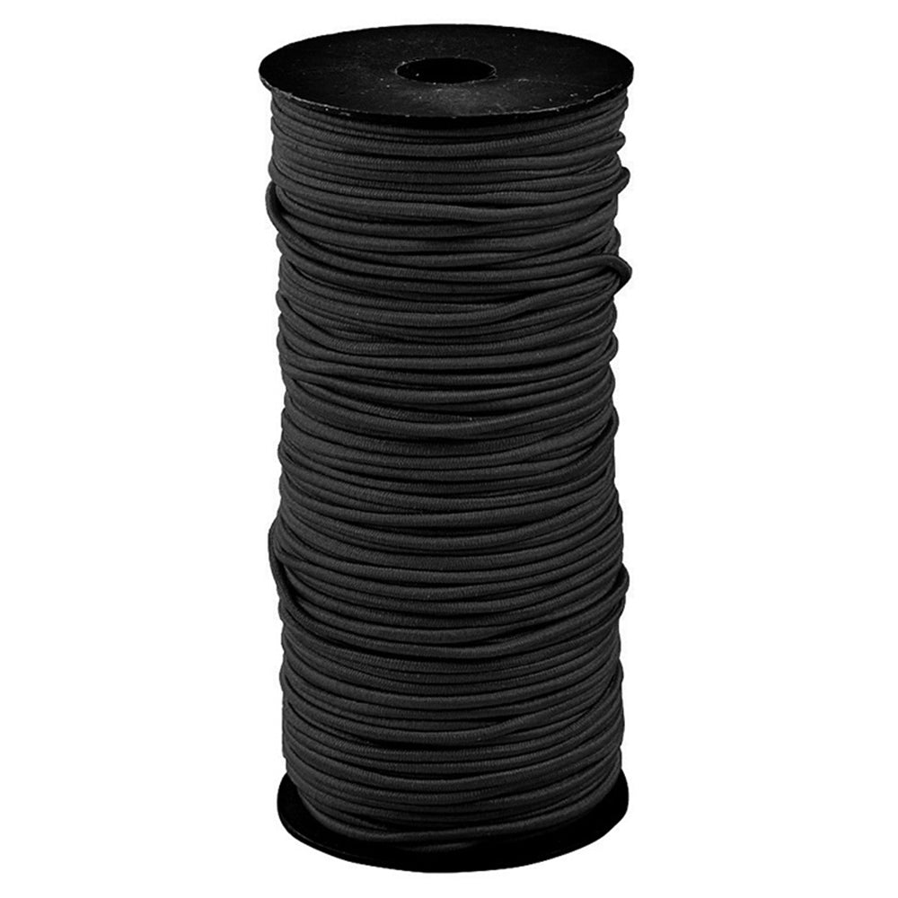 Uniqkart 10m Strong Elastic Rope Rubber Band Craft Supplies Elastic Band Bounding Strap DIY Sewing Accessories - Black