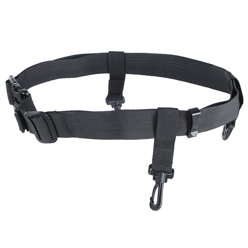 Uniqkart Multifunctional Outdoor Fishing Waist Belt Adjustable Waistband with D-ring and Hanging Hook
