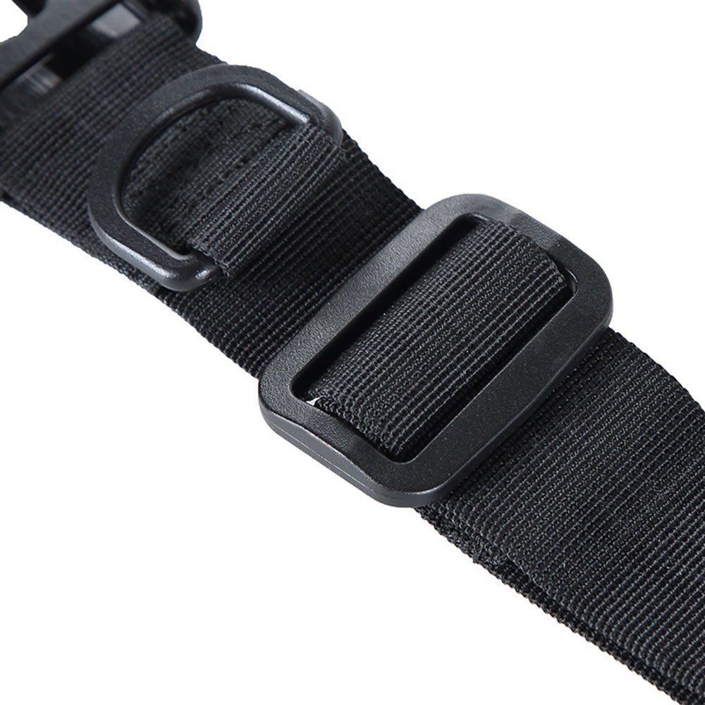 Uniqkart Multifunctional Outdoor Fishing Waist Belt Adjustable Waistband with D-ring and Hanging Hook