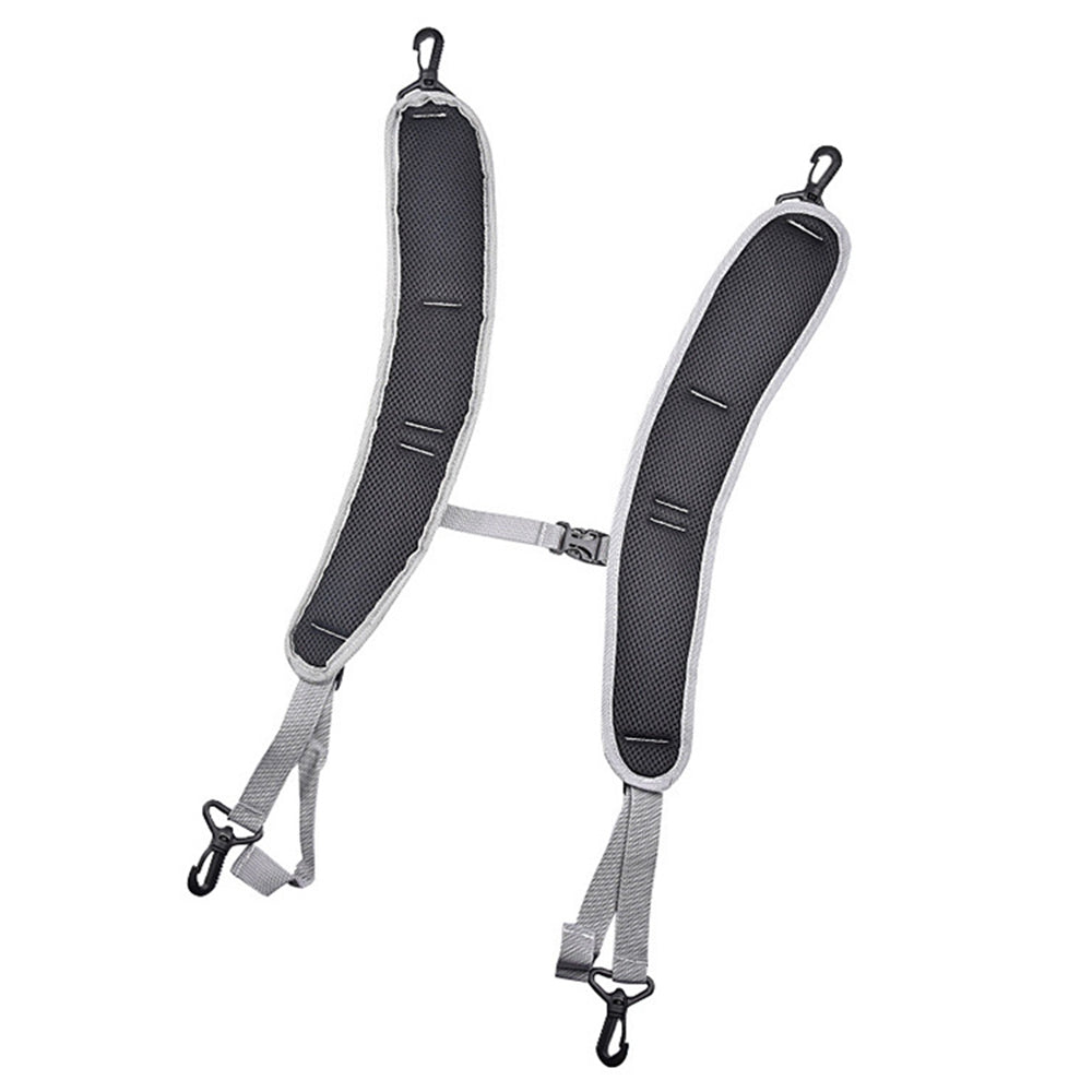 Uniqkart 1 Pair Adjustable Backpack Straps Replacement Shoulder Strap with D-ring - Blue