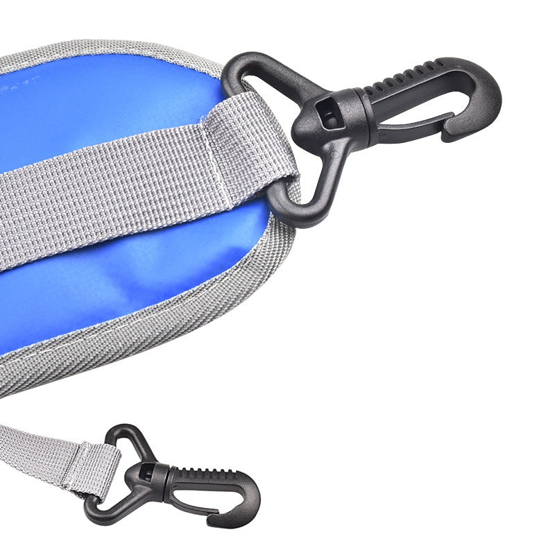 Uniqkart 1 Pair Adjustable Backpack Straps Replacement Shoulder Strap with D-ring - Blue