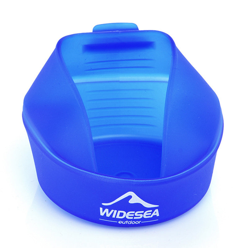 Widesea WSCP-250ML Outdoor Travel Camping Picnic Water Cup 250ML TPE Coffee Tea Mug Foldable Cup (BPA Free, No FDA Certification)