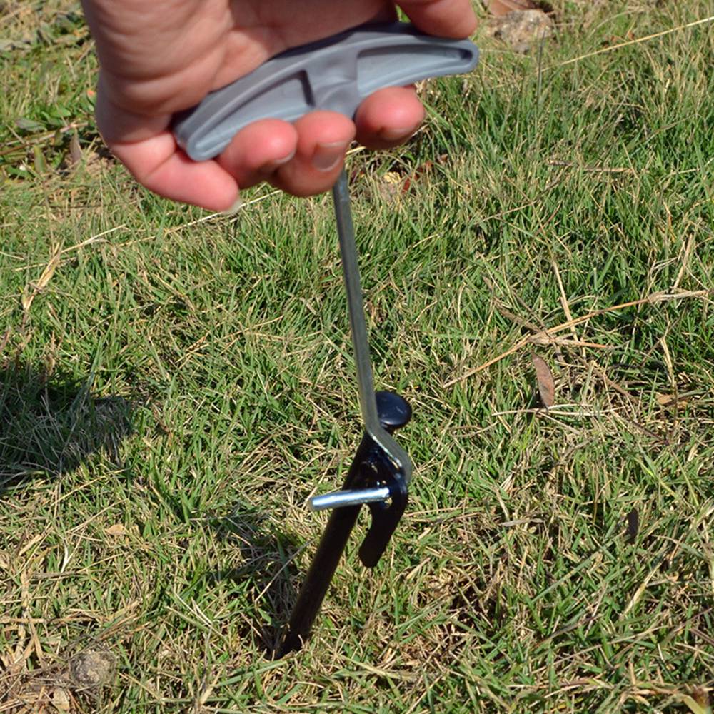 DESERT&FOX 30cm Steel Tent Stake Thicken Ground Peg Outdoor Camping Canopy Tarp Accessories
