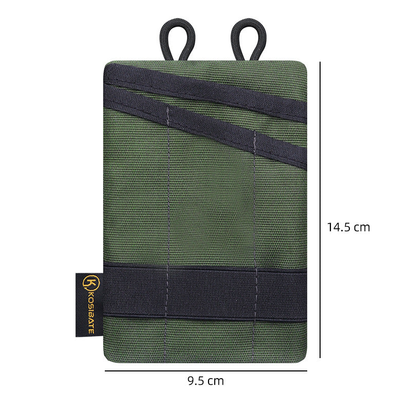 Uniqkart H250 Tactical Molle Pouch Military Tool Storage Bag Belt Utility Fanny Hip Holster Coins Keys Organization Bag - Green