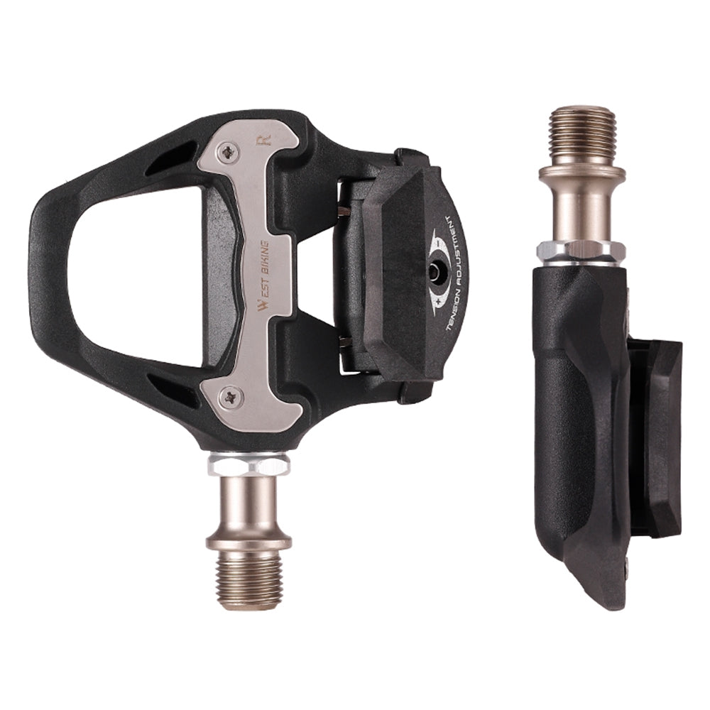 YP0802092 1 Pair Bicycle Anti-slip Self-Locking Pedals Road Bike Cycling SPD Pedals with Cleats