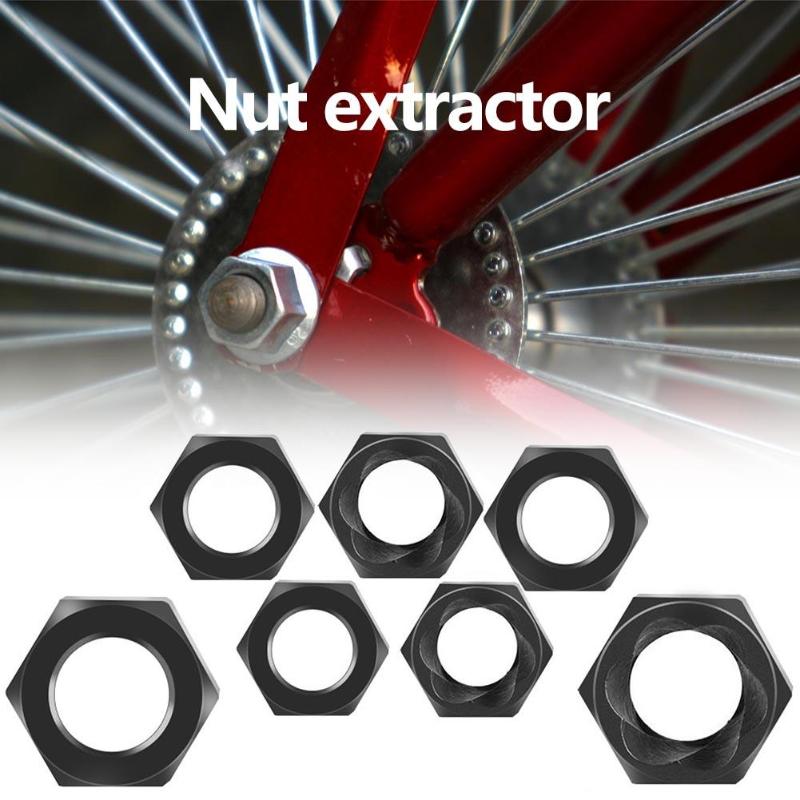 10-in-1 Damaged Nut Bolt Remover Stud Extractor Set 9-19mm Broken Bolt Removal Kit