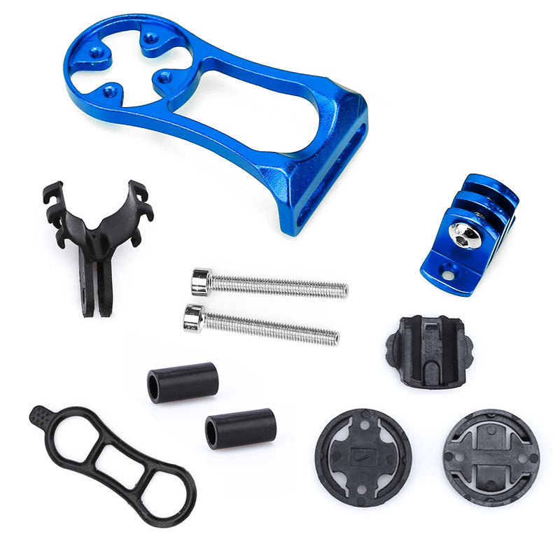 YS-50PU Bicycle Stopwatch Bracket Extender Frame Computer Extension Base MTB Bike Accessories - Blue